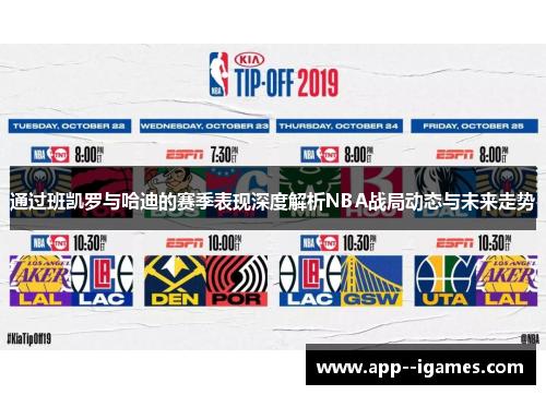 通过班凯罗与哈迪的赛季表现深度解析NBA战局动态与未来走势